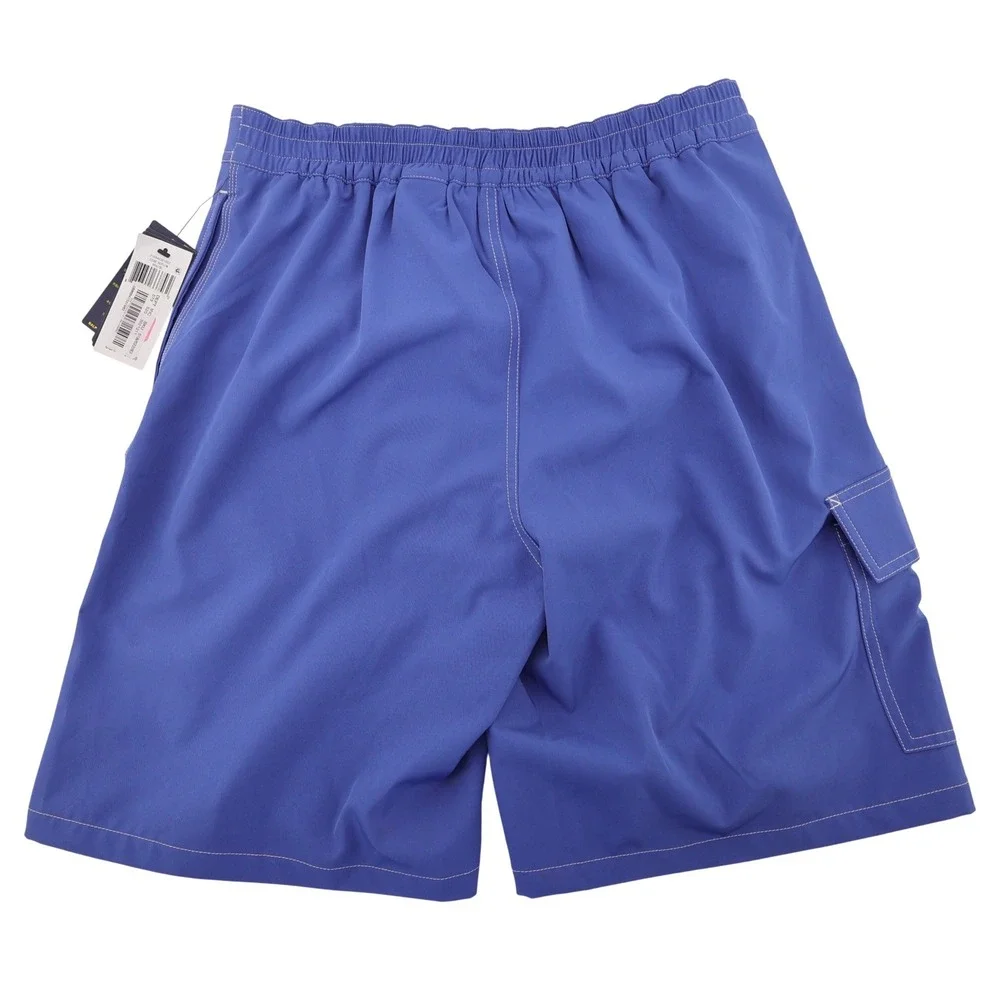 NEW Polo Ralph Lauren Cargo Board Shorts Blue Swim Trunks oMens Small